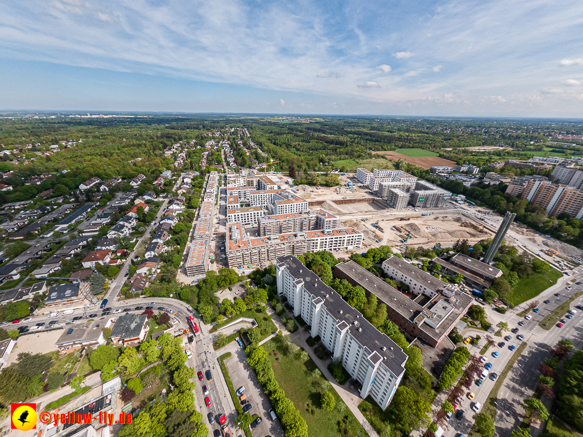 09.05.2023 - Baustelle Alexisquartier und Pandion Verde in Neuperlach